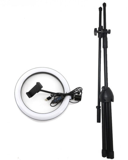 Кільцева лампа 26см на стійці журавель 200см AC Prof