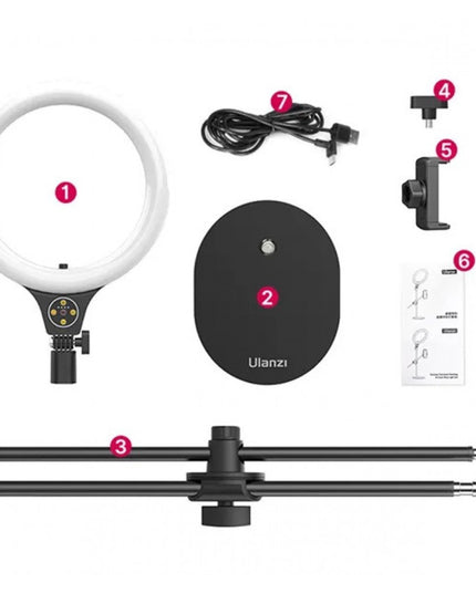 Лампа для предметної зйомки 26см 3500-6500К 10Вт Ulanzi T1