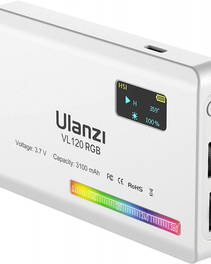 Накамерне світло RGB HUE 360 2500-9000К Ulanzi VL120RGB White